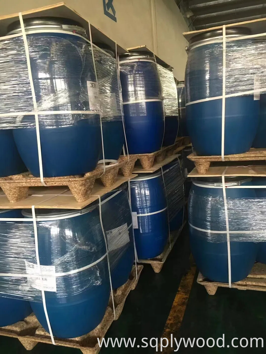 Nestable and 80% Space Saving Compressed Wood Chip Pallets